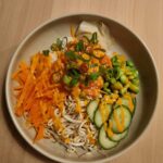 Salmalax med picklade grönsaker.