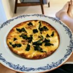 Tortillia bianco med grönkål.